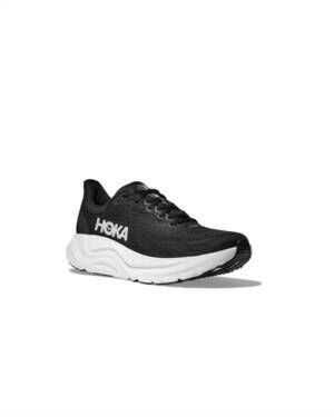 NEW HOKA men's arahi 8 running shoe - wide in black/white